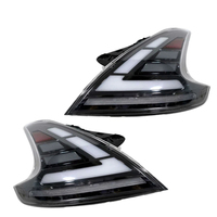 Feux arrière LED JC Upgrade avec protection anti-fumée pour Nissan 370z Z34 2008-2019, feux arrière modifiés, accessoires auto d'origine.