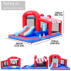 Airmyfun Bán Buôn Chất Lượng Trong Nước <span class=keywords><strong>Mini</strong></span> Nhà Bị Trả Lại Combo Trượt Nhảy Lâu Đài Inflatable Mềm Nảy Nhà Lâu Đài Cho Trẻ Em - Product Image 4