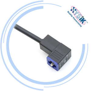 Konektor katup Solenoid DIN 43650 bersertifikat CE dengan cangkang bahan PA66 tahan suhu tinggi - Product Image 4