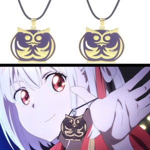 Nueva joyería de moda japonesa <span class=keywords><strong>Lycoris</strong></span> Recoil Anime collar creativo Animal búho aleación colgante collar para hombres y mujeres - Product Image 4