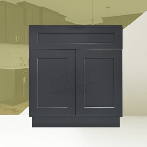 Factory-Direct Price 24/27/30"W x 34.5"H x 24"D Shaker Kitchen Cabinets Ready To Assemble Base Wood Cabinets With 1 Drawer - Product Image 3
