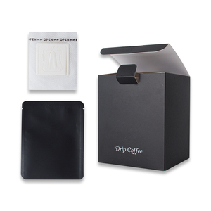 Juego de Empaque Portátil para Cold Brew con Bolsita Plana Desechable Sellada por 3 Lados, Filtro de Café de Goteo con Orejas Colgantes <span class=keywords><strong>y</strong></span> Caja - Product Image 2