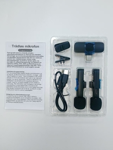 Lot de microphones cravate sans fil doubles K9 en gros – Prêts à l'emploi pour Vlogging, Streaming en direct, Interviews, <span class=keywords><strong>Podcasts</strong></span>, <span class=keywords><strong>YouTube</strong></span> - Product Image 3