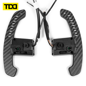 Palancas de cambio magnéticas de fibra de carbono TDD LED para Nissan 400Z GTR R35, palancas de cambio para volante - Product Image 1