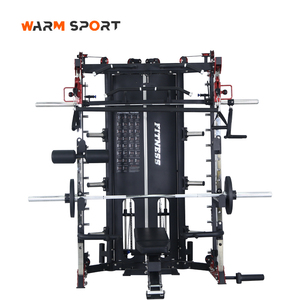 סיטונאי מסחרי לשימוש ביתי פלדה סמית 'כוח מתלה עם הרמת משקולות מספסל חם מותג - Product Image 5