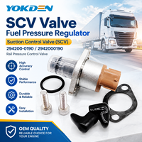 Vanne de régulation de pression de carburant SCV, vanne de contrôle d'aspiration SCV 294200-0190, vanne de régulation de pression sur rail 2942000190