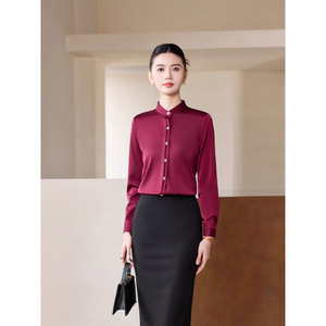 Verified Supplier Burgundy Dress Shirt Slim Fit Design | Alibaba.com