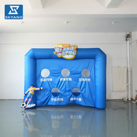 But de football gonflable personnalisé pour la publicité et la décoration de campagnes sportives en extérieur dans les centres commerciaux