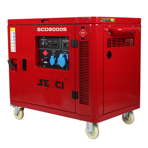 <span class=keywords><strong>Generador</strong></span> Diésel Silencioso Senci <span class=keywords><strong>de</strong></span> 6kw 7kw, 220V 230V 380V 400V, Arranque Eléctrico, con 4 Ruedas - Product Image 2