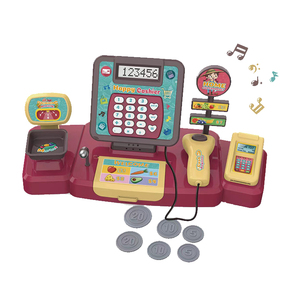 <span class=keywords><strong>Caja</strong></span> <span class=keywords><strong>Registradora</strong></span> <span class=keywords><strong>de</strong></span> <span class=keywords><strong>juguete</strong></span> para niñas, juego <span class=keywords><strong>de</strong></span> simulación B/O <span class=keywords><strong>de</strong></span> plástico electrónico para supermercado - Product Image 2