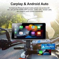 Écran tactile de 5,5 pouces pour moto, navigation Carplay, Bluetooth sans fil, Carplay pour l'enregistrement