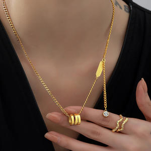 Moda taklit inci kolye titanyum çelik renk istinat Hollow uzun püskül kolye 18K altın kelebek kolye kadınlar için - Product Image 5