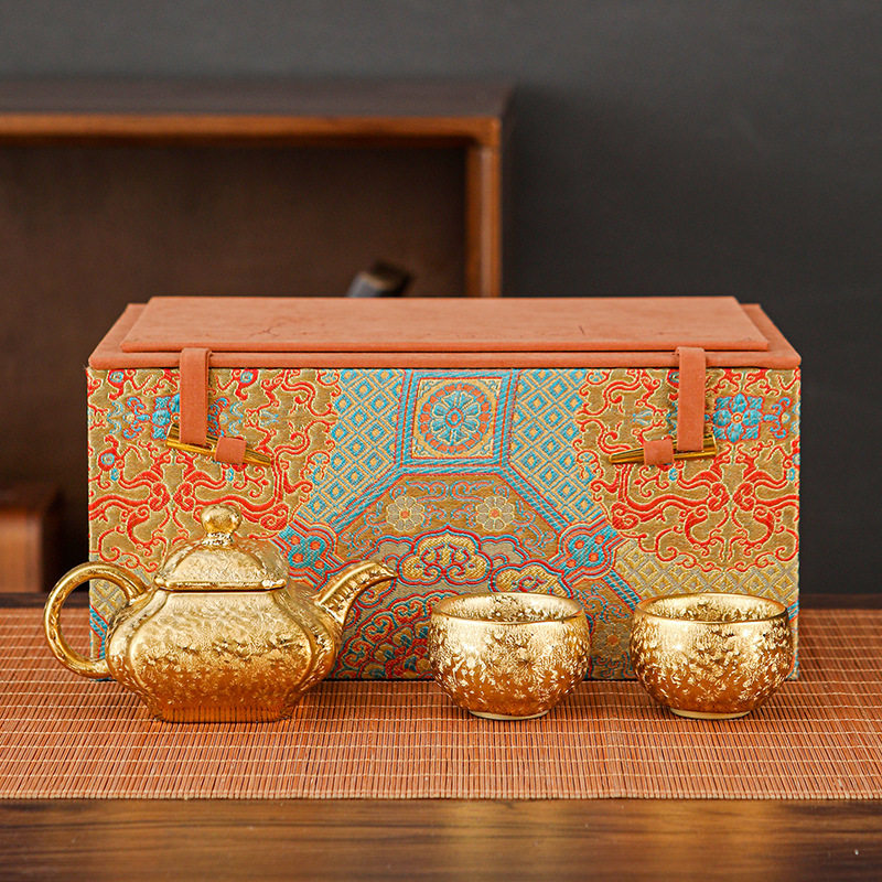Gold tea set 3