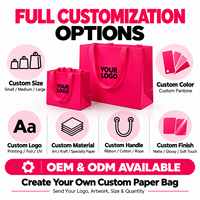 Sacs en papier de luxe personnalisés avec logo et poignées en ruban, emballage cadeau boutique, sacolas de papel luxo, buste personnalisé