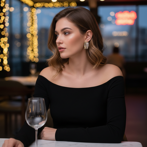 Bold Trend-Setting Flower Shaped Ear Clips Clip-On and <b>Cuff</b> <b>Earrings</b> in Stainless Steel Brass Copper Durable Metal Jewelry - Product Image 3