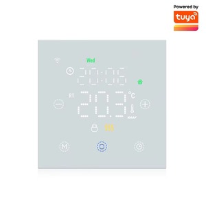 Contrôleur de température électrique facile <span class=keywords><strong>à</strong></span> installer V8W.716, thermostat d'appartement avec conception anti-inflammable en PC <span class=keywords><strong>à</strong></span> basse pression - Product Image 4