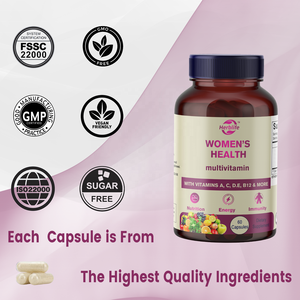 Haccp Mulheres Suplemento Multivitamínico e <span class=keywords><strong>Multimineral</strong></span> para Humor Energético Cabelo Pele e Unhas Vitaminas Cápsulas Femininas - Product Image 4