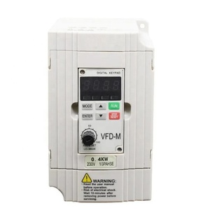 ¡Oferta! Convertidor de Frecuencia (VFD) Monofásico de 220V para Motores de 0.4kW, 0.75kW, 1.5kW (1HP, 2HP) con Regulación de Velocidad - Product Image 1