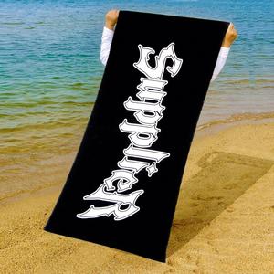High Quality Free Design 100% Cotton With Logo Custom Print Fast Shipping Summer <b>Extra</b> <b>Large</b> <b>Beach</b> <b>Towel</b> - Product Image 2