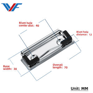 Porte-documents et porte-menus adhésif 70 mm A4/A5/A6 pour bureau, avec clip de fixation robuste pour documents - Product Image 4