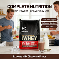 Poudre de protéines de lactosérum au chocolat de haute qualité pour la croissance musculaire, marque privée OEM, nutrition sportive pour adultes
