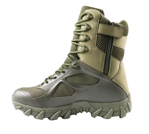 Bottes tactiques Martin respirantes et imperméables TSB11 AS33 pour hommes avec fermeture éclair latérale pour l'entraînement et les voyages en plein air au printemps et en été - Product Image 2