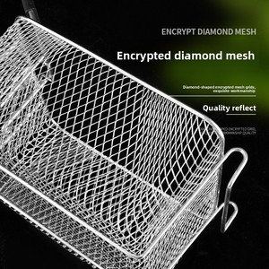 Kommerzielle elektrische Fritte use Frittier netz Edelstahl Quadrat Ölfilter Sieb Korb Metall Brat sieb Netz 81 - Product Image 4