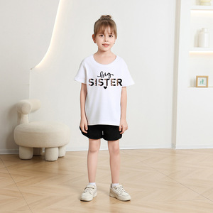 เสื้อยืดแขนสั้นผ้าฝ้ายสำหรับเด็กผู้หญิงในช่วงฤดูร้อน คอกลม พิมพ์ลาย<span class=keywords><strong>การ์ตูน</strong></span> 2026 เสื้อผ้าเด็กแฟชั่นใหม่ - Product Image 5