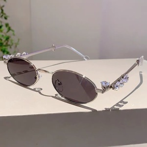 Lunettes de soleil de luxe tendance 2024, monture métallique sans bordure, verres PC UV400, 6 couleurs, haute qualité, pour l'extérieur et la ville - Product Image 3