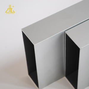 Ống Nhôm Cho Tường Rèm Phân Vùng Văn Phòng Kích Thước Nhà Cung Cấp Nhà Máy/Nhôm Hình Chữ Nhật Rỗng Phần Nhà Sản Xuất - Product Image 3