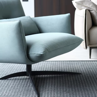 Fauteuils individuels de salon au design italien, chaises de salon modernes, fauteuils de détente en gros