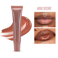 Vente chaude Maquillage Personnalisé Brillant À Lèvres Vegan Brillant À Lèvres Tube Doux Lip Plumper Peptide Teinte À Lèvres