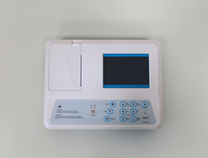 Électrocardiographe portable à trois canaux, électrocardiographe numérique, appareil <span class=keywords><strong>ECG</strong></span> avec écran LCD - Product Image 4