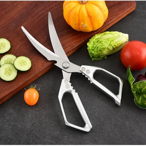 Ciseaux de cuisine multi-usages, ciseaux à os pour volaille, entièrement en métal, en acier inoxydable, ciseaux de cuisine robustes pour la viande et le barbecue - Product Image 6