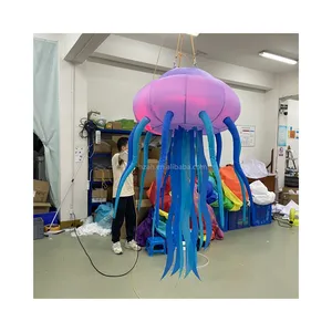 Lighting Inflatable Jellyfish RGB Hanging Jellyfish Inflation for Party Events