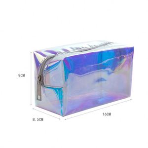 Women Holographic Colorful <b>Makeup</b> Bag Large Capacity Cosmetic <b>Storage</b> Organizer <b>for</b> Travel - Product Image 5