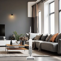 Nettoyeur de tapis vertical 3-en-1 intelligent, rechargeable, sans sac, autonettoyant, sans fil, avec écran LED, pour la maison et l'hôtel