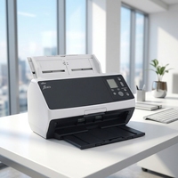 Scanner recto-verso automatique haute vitesse FI-8170 A4, 70 ppm, 140 ipm, CIS 600 dpi, USB 3.2, pour bureau