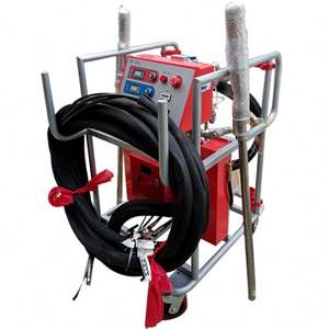 Machine à mousse de polyuréthane haute pression, compacte, entièrement automatique, noire et blanche, pour isolation thermique et protection anticorrosion des surfaces extérieures - Product Image 4