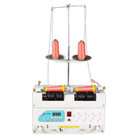 Distributeur de fil de type informatique QS-20DT, machine à coudre industrielle spéciale, enrouleur de fil à coudre, machine à enrouler le fil à 2 cônes