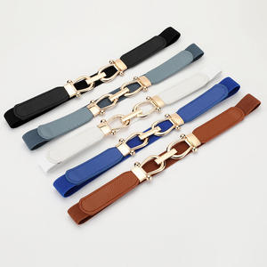 Di <span class=keywords><strong>alta</strong></span> qualità Casual da donna Skinny <span class=keywords><strong>cintura</strong></span> aderente regolabile in <span class=keywords><strong>vita</strong></span> sottile <span class=keywords><strong>cintura</strong></span> in pelle con fibbia in lega per la decorazione della gonna - Product Image 3