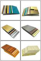 Matériaux décoratifs de conception moderne Panneaux composites en aluminium Revêtement mural ACP/ Alucobond pour grands bâtiments extérieurs