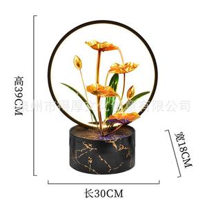 Fuente de Agua de Escritorio de Metal, 39 cm de Altura, Decoración Creativa para el Hogar y la Oficina, Regalo Ecológico - Product Image 1