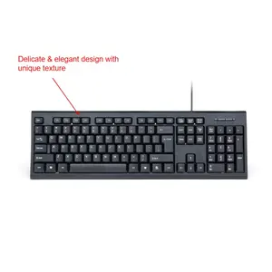 Günstige einhand-PC-Tastatur mit laser-gebogenen Zeichen