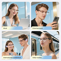 AI Translator Chat Gpt GY600 Gafas de lectura Asistente de voz multilingüe Auriculares Anti Blue Light Smart AI Gafas