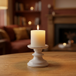 White <b>Candle</b> Holder Pedestal Stand Decorative Pillar <b>Candle</b> Stand Classic <b>Candle</b> Holder Centerpiece for Home Decor Wedding Table - Product Image 6