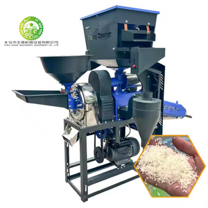 Machine de décorticage de riz commerciale, moulin à maïs, machine à farine, moulin à riz combiné avec système de retrait des pierres - Product Image 2