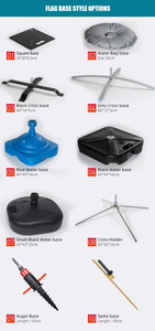 Ngoài trời thân thiện với môi 4.5m Giọt Nước Mắt lông cờ đỏ vàng xanh cờ cho quảng cáo bay quảng cáo trong triển lãm - Product Image 5