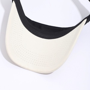 Visières <span class=keywords><strong>pare</strong></span>-soleil et déflecteurs anti-insectes bicolores, casquette visière personnalisée avec logo brodé, visière de sport d'extérieur pour femmes - Product Image 3