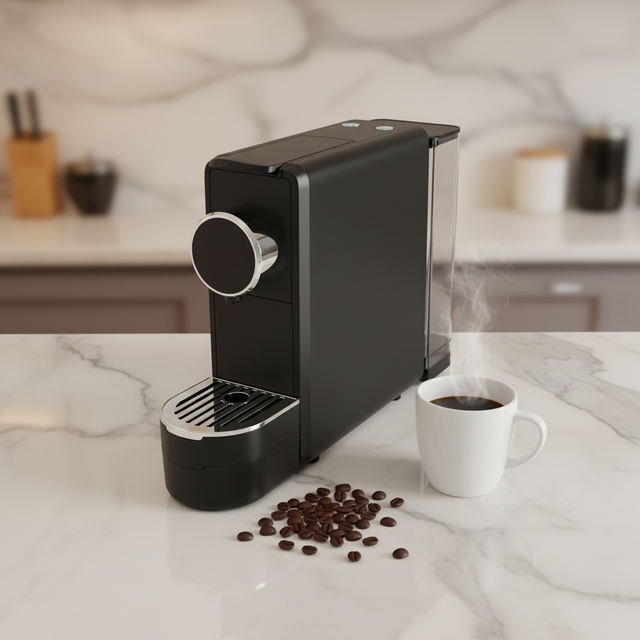Capsule Coffee Machine Maker Compatible Coffee Capsule Machine with Coffee Powder